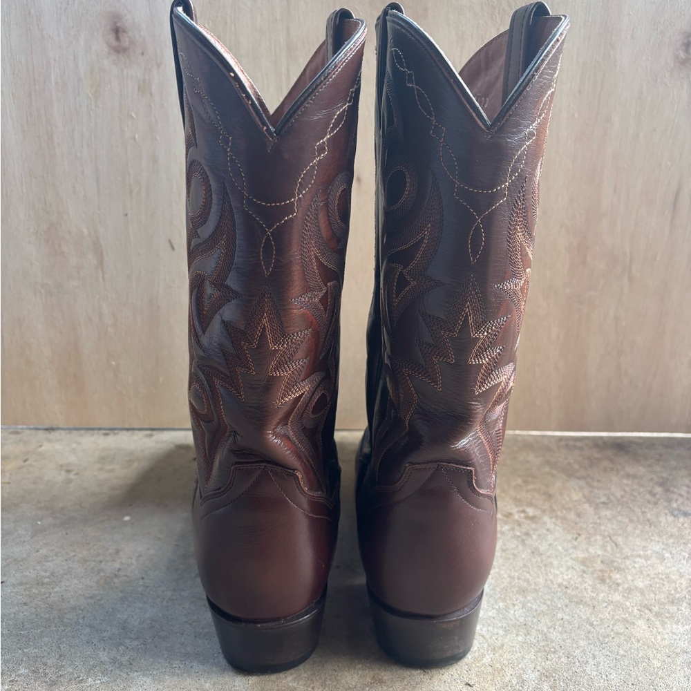 Dan Post Men’s Brown Leather Cowboy Boots DP2111R | Size 10.5 EW - Picture 7 of 15